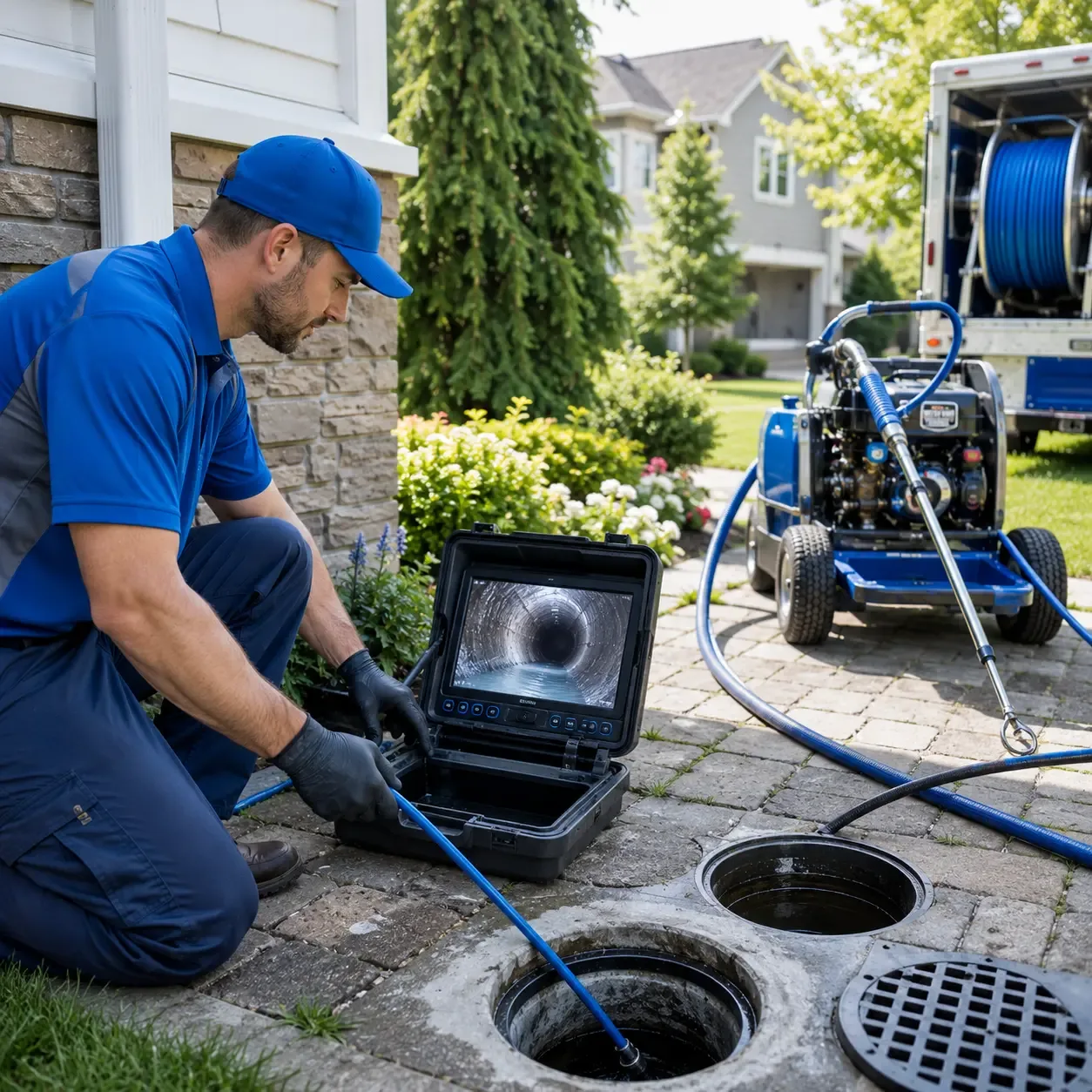 Outdoor drain cleaning professionals serving South Tamworth, NH